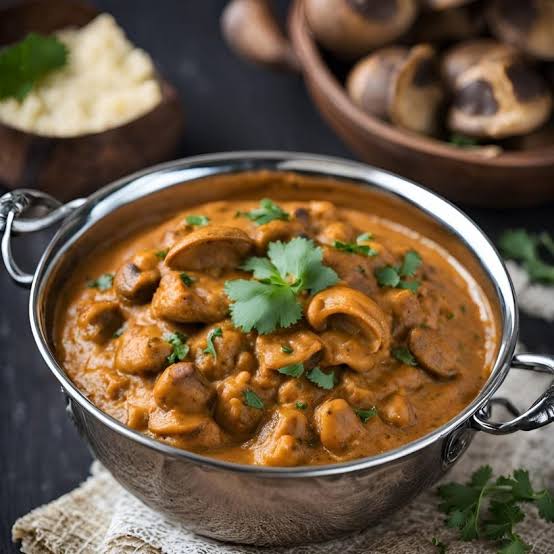Mushroom Butter Masala [Biryani House]