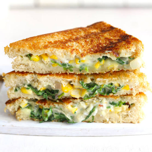 Corn Cheese Palak Sandwich  [Juice Factory]