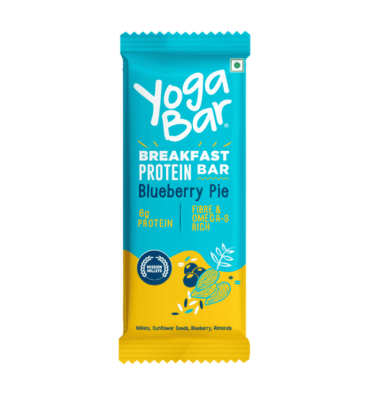 YogaBar Breakfast Protein Bar (Blueberry Pie)