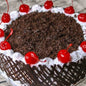 Black Forest Fancy Cake  (500 gm) [Bakes N Buns]