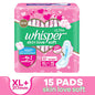 Whisper Ultra Skin Love Soft Sanitary Pads (15 Pads) [XL+]