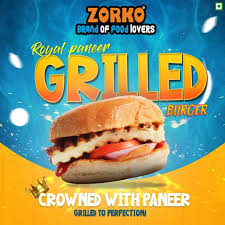 Royal Paneer Grilled Burger (Zorko)