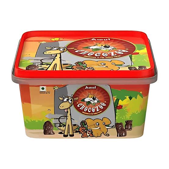 Amul ChocoZoo Tub (chocolate in fun animal forms) [250 gm]