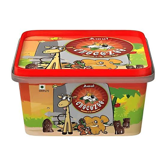 Amul ChocoZoo Tub (chocolate in fun animal forms) [250 gm]