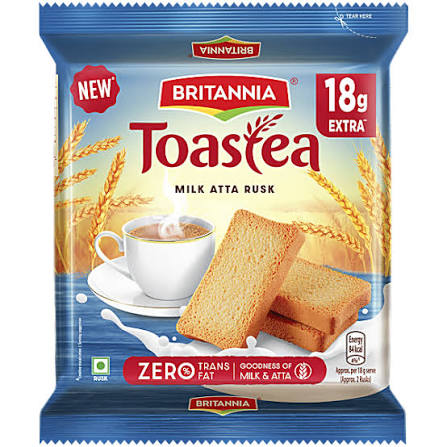Britannia Toastea Milk Atta Rusk (182 gm)