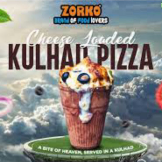 Cheese Loaded Kulhad Pizza  [Zorko]