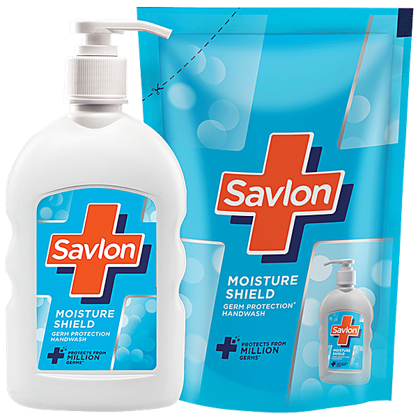 Savlon Handwash 200 ml pump+175 ml refill