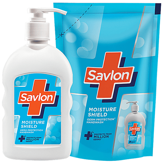 Savlon Handwash 200 ml pump+175 ml refill