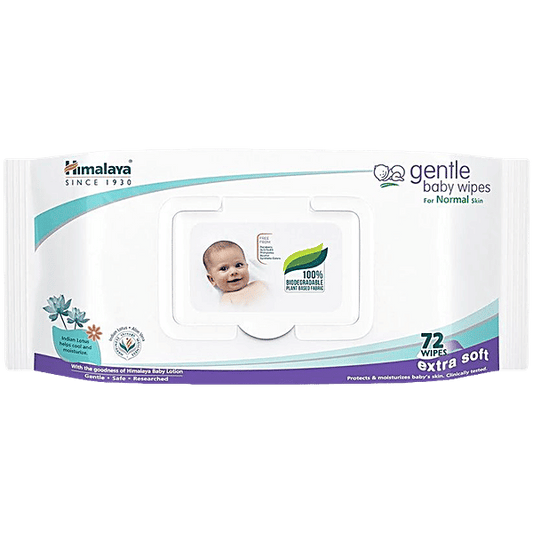 Himalaya Gentle Baby Wipes [72 Wipes]