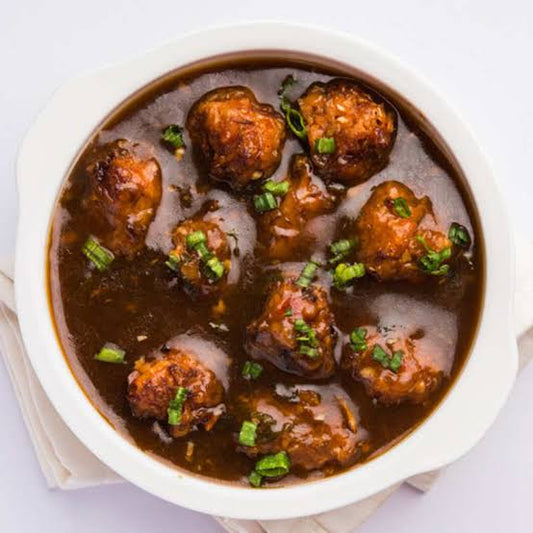 Chicken Manchurian  (10Pcs.) [Street and straw]