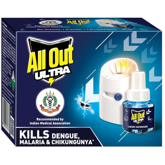 All Out Ultra Mosquito Repellent [1 N heater+ 1 N Liquid Refill]