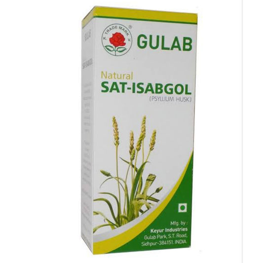 Gulab Brand Natural Sat-Isabgol (Psyllium Husk)