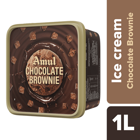 Amul Chocolate Brownie Ice cream [1 Litre]