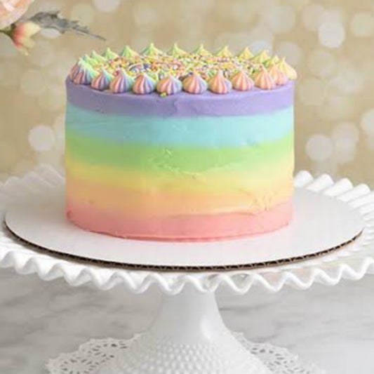 Rainbow cake  (500 gm) [Bakes N Buns]
