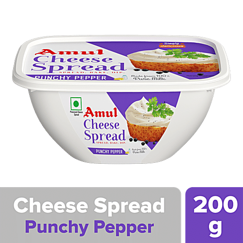 Amul Cheese Spread (Punchy Pepper) [200 gm]