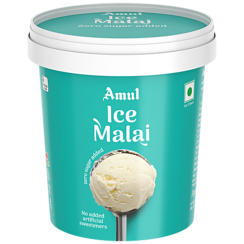 Amul ice Malai Cup Ice-cream [Zero Sugar]