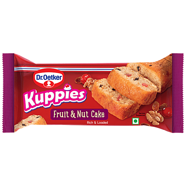 Dr. Oetker Kuppies Fruit and Nut Cake (125 gm)
