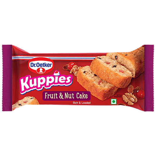 Dr. Oetker Kuppies Fruit and Nut Cake (125 gm)