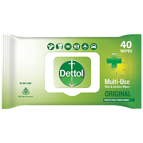 Dettol multi Use Skin & Surface Wipes (40p)