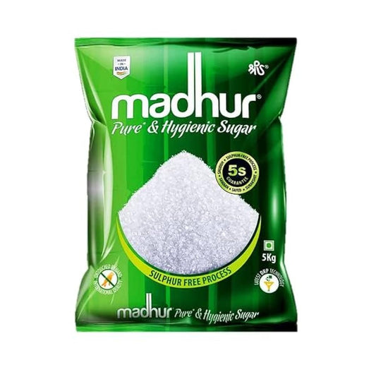Madhur Pure & hygienic Sugar [Chini] (1 Kg) [Sulpher Free Process]