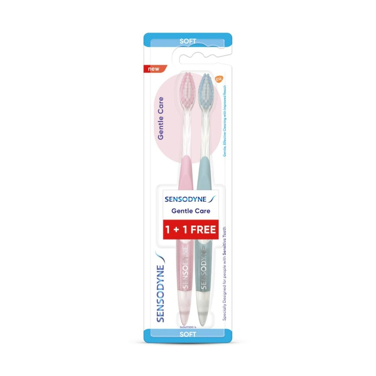 Sensodyne Gentle Care Toothbrush (1+1 FREE)