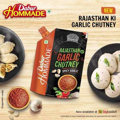 Dabur Homemade Rajasthan ki Garlic Chutney (Spicy Garlic) [200 gm]