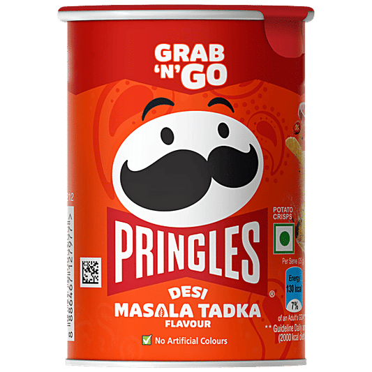 Pringles Desi Masala Tadka Flavour Potato Chips (40 gm)