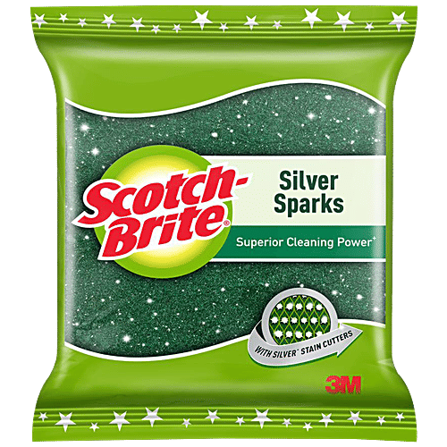 Scotch Brite Silver Sparks Scrubber (with silver stain cutters)