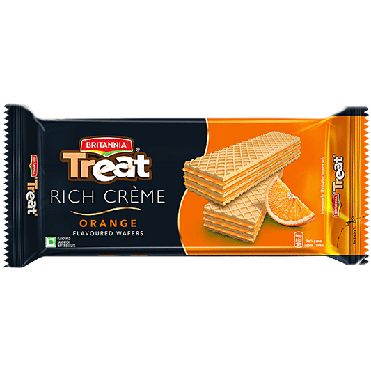 Britannia Treat Rich Creme Wafers (Orange)