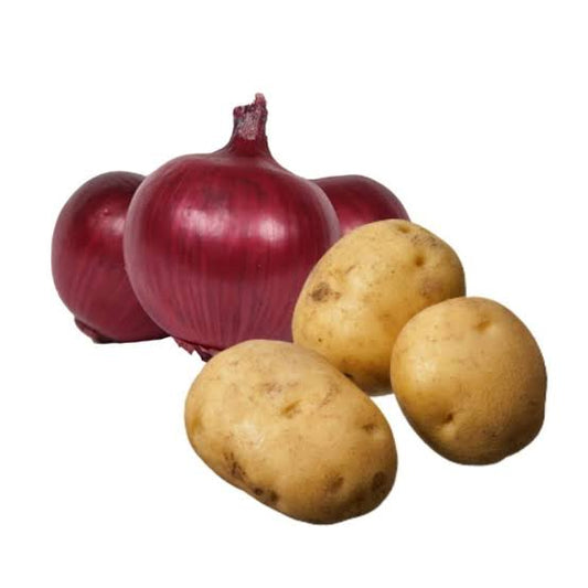 Potato and Onion Combo (500 gm each) [Aloo aur Pyaz]