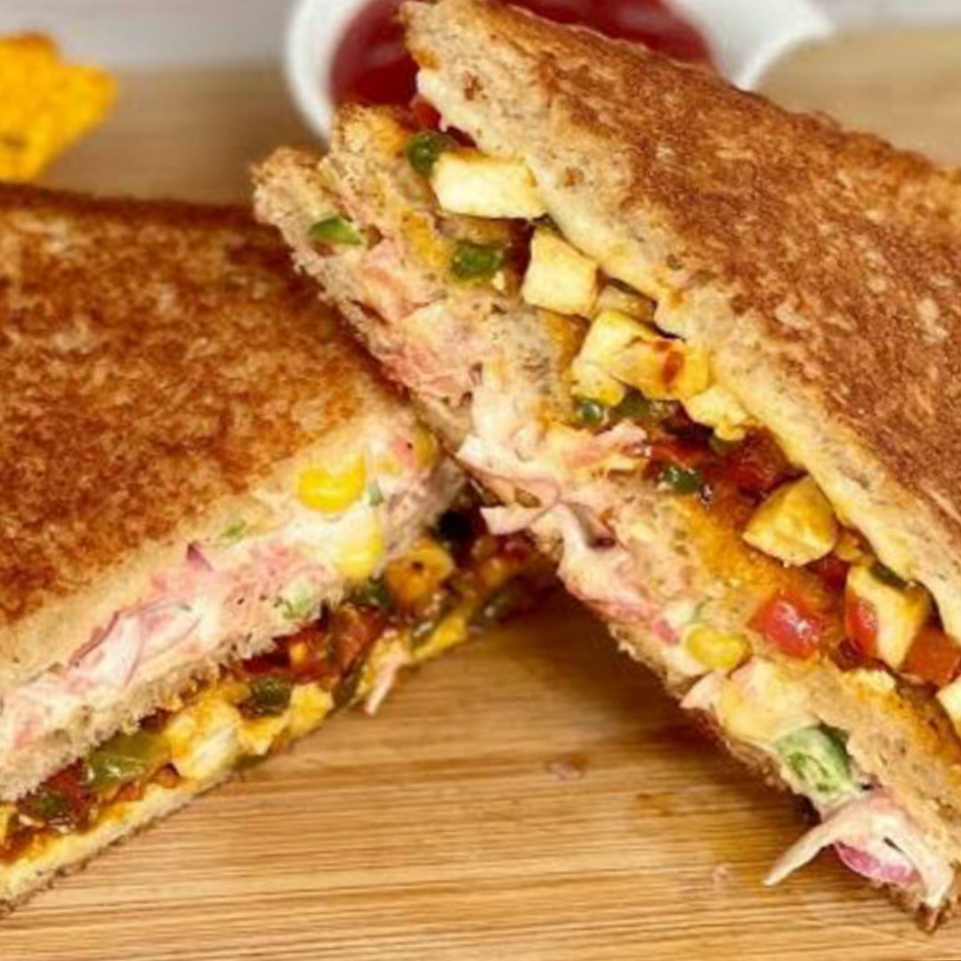 Paneer Schezwan Sandwich  [Juice Factory]