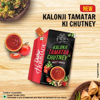 Dabur Homemade Kalonji Tamatar Ki Chutney (200 gm) [Sweet Tomato]