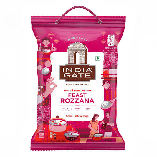 India Gate Rozana Basmati Rice (5 Kg)