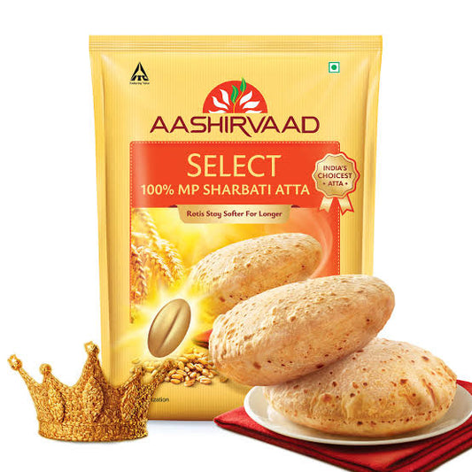 Aashirvaad Select Sharbati Wheat Atta (5 Kg)