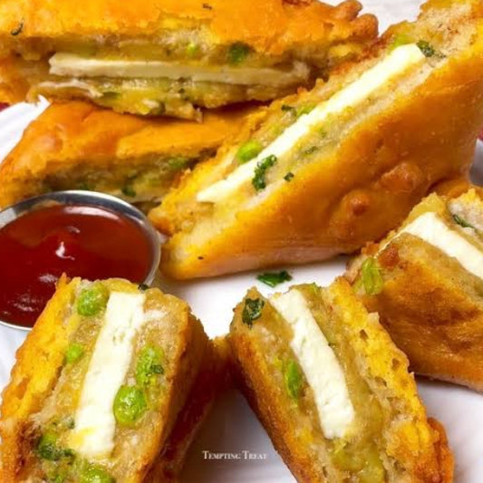 Paneer pakora (10pcs.)  [street and straw]