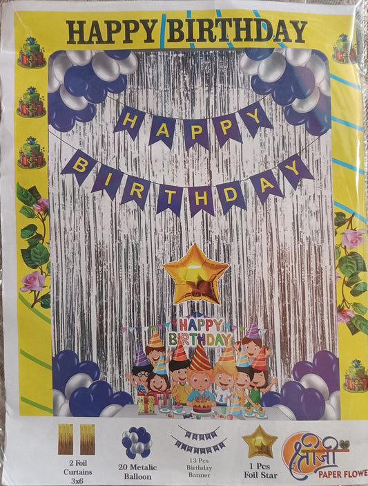 Complete Birthday Celebration Decoration (Combo)