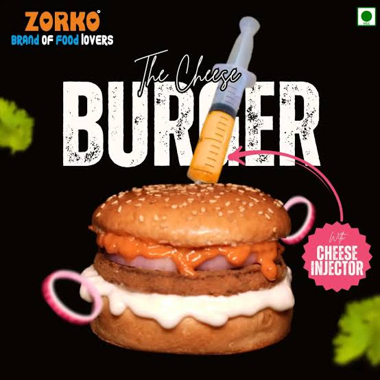 Royal Paneer Grilled Burger (Zorko)
