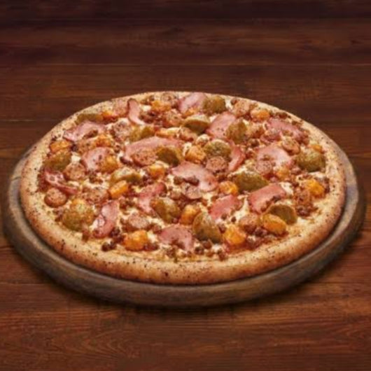 Chicken overload pizza  (Medium 6 slices) [street and straw]