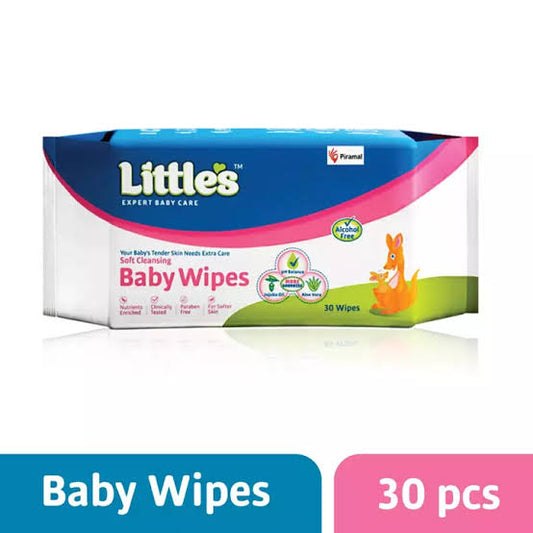 Littles Baby Wipes (30 Wipes)