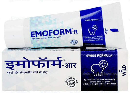 Emoform-R For Gum Care And Sensitive Teeth Suger free Toothpaste (50gm)