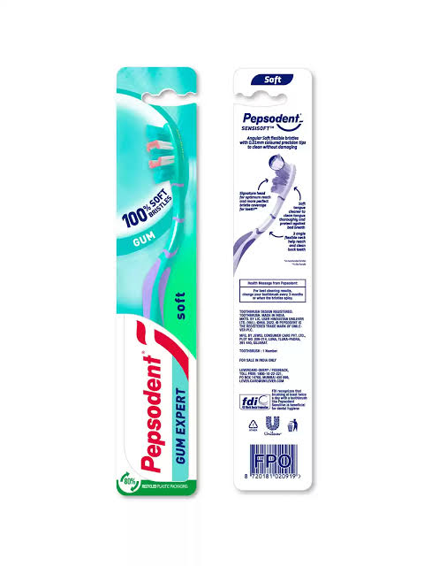 Pepsodent Gum Expert 100% Soft Bristles Toothbrush