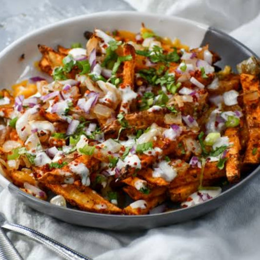 Cheese Masala Fries [with cheese dip] (Zorko)