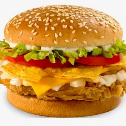Paneer cheese Burger  [Street and straw]