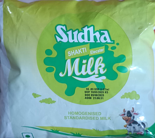 Sudha Homogenised Toned Milk (500 ml) [Shakti Elecster]