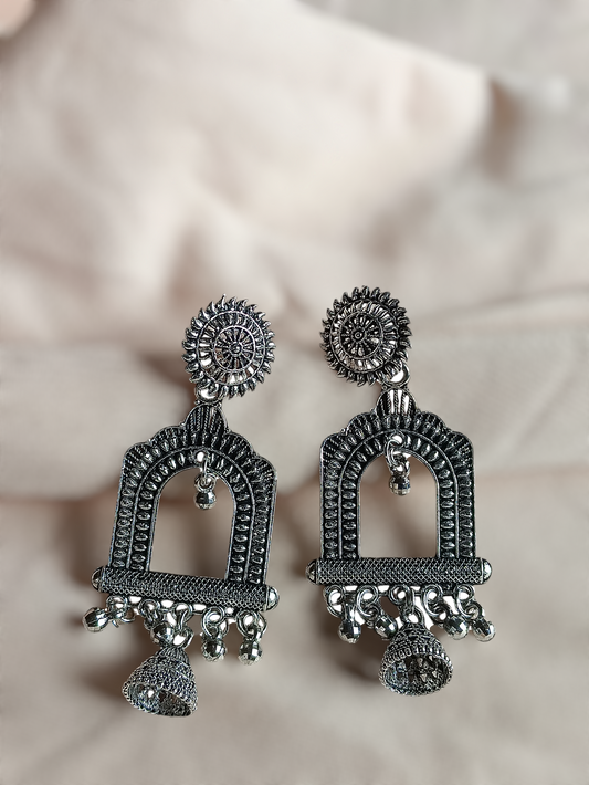 Oxidised earrings