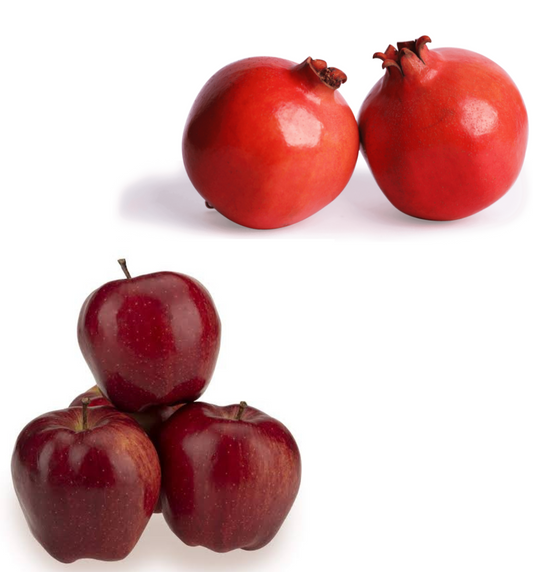 Apple and Pomegranate Combo (500 gm each) [Seb aur Anar]