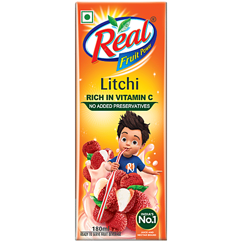 Real Fruit Power Litchi Juice (180 ml)