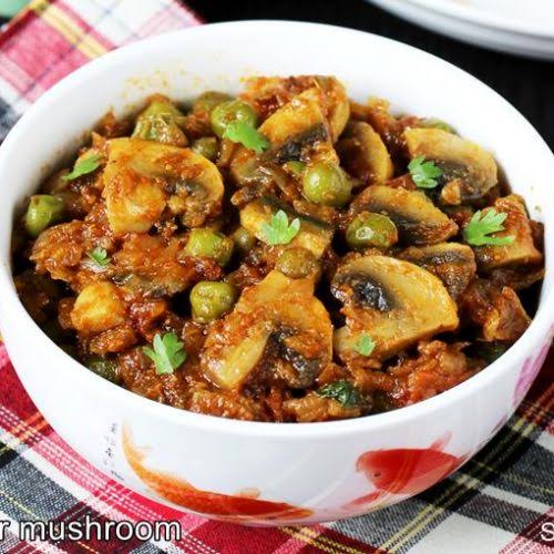 Mushroom Matar [Deep jyoti]