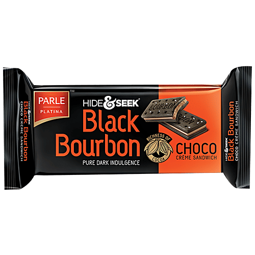 Parle Hide And Seek Black Bourbon (choco Creme Sandwich)