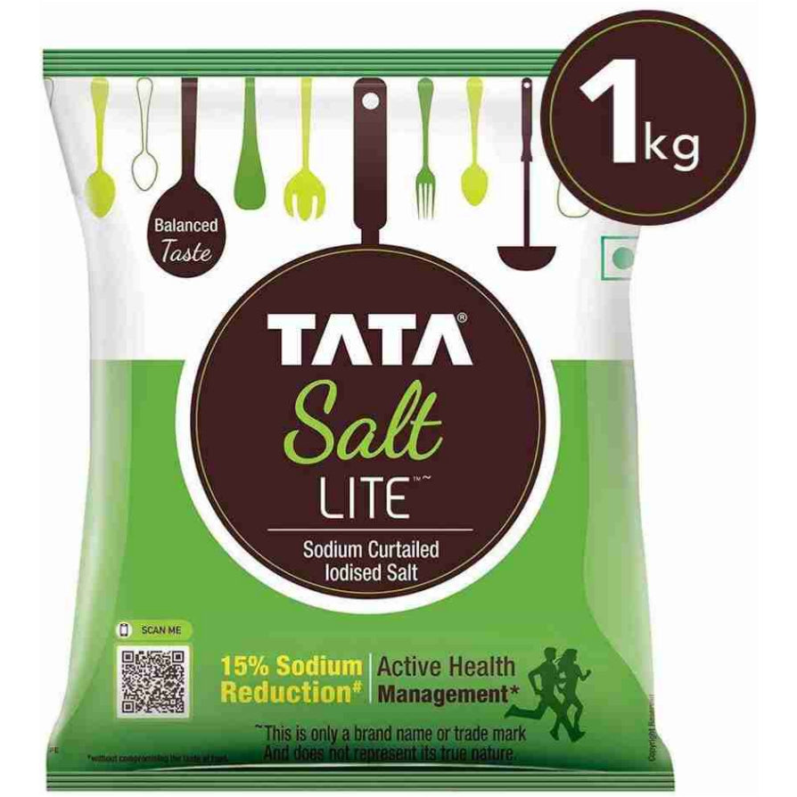 Tata Lite Sodium Curtailed Iodised Salt (1 kg)